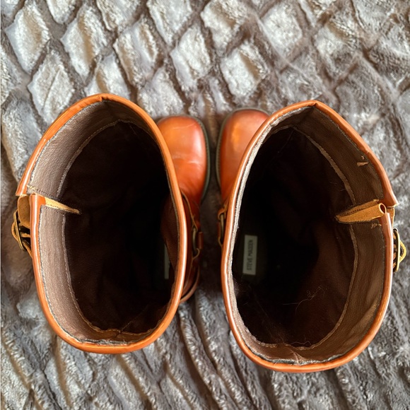 Steve Madden Rocky Cognac Leather Boots - Picture 6 of 7